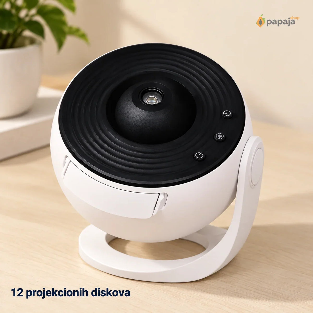 Galaxy projektor — planetarijum sa 12 diskova | Papaja Shop