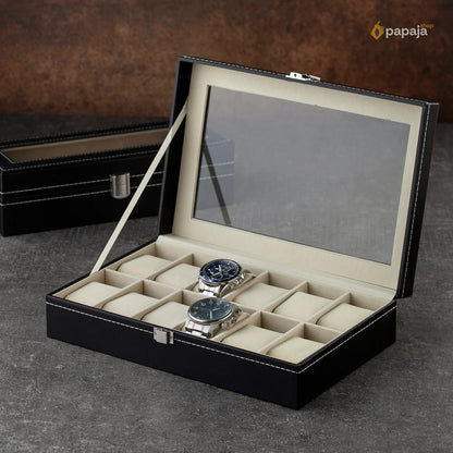 Elegantna Kutija za Satove (12 komada) | Papaja Shop
