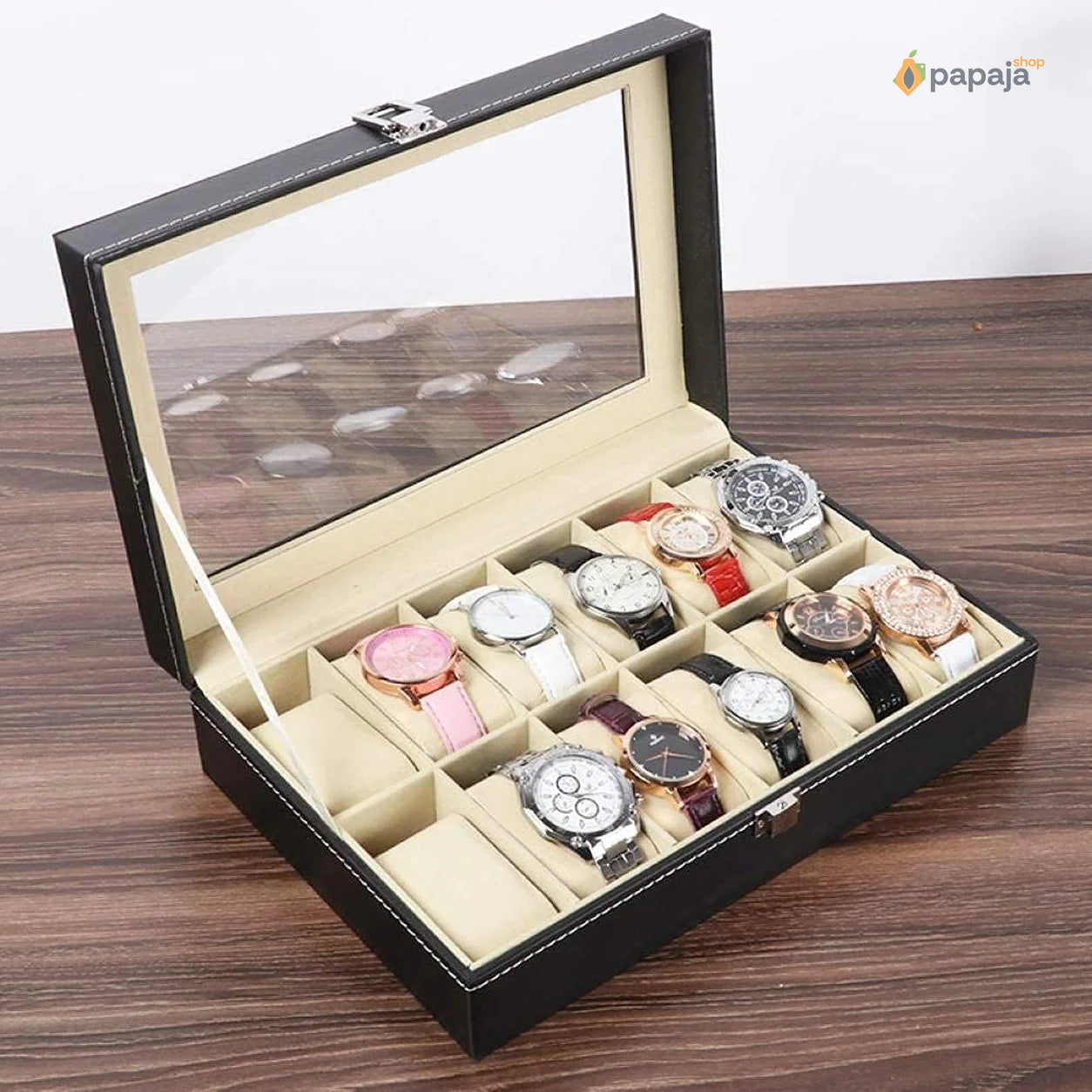 Elegantna Kutija za Satove (12 komada) | Papaja Shop