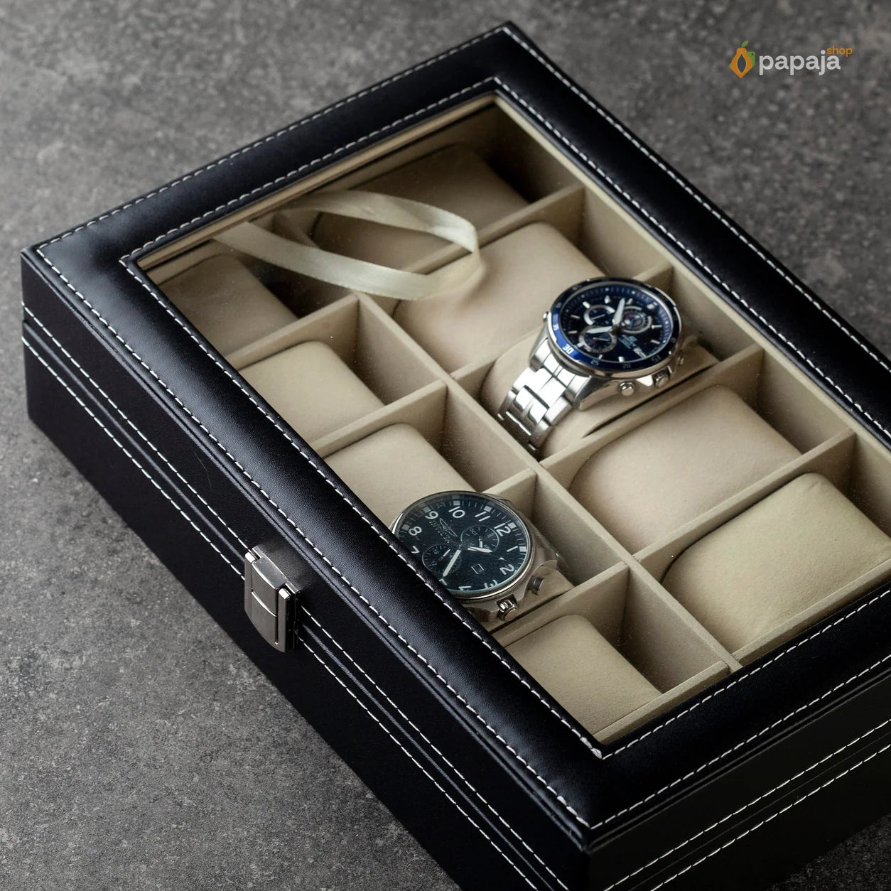 Elegantna Kutija za Satove (12 komada) | Papaja Shop