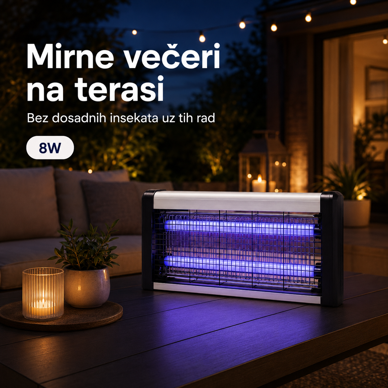 LED lampa 8W protiv komaraca 3