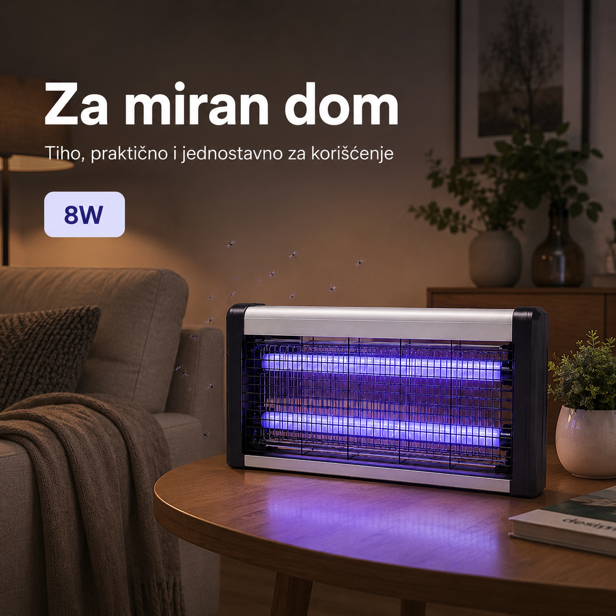 LED lampa 8W protiv komaraca 4