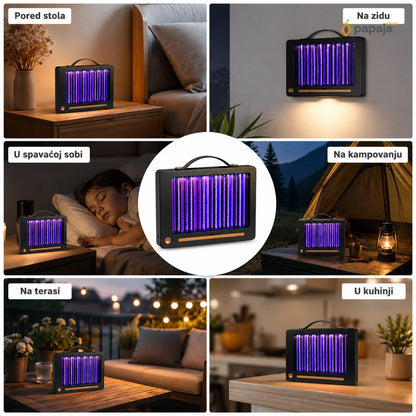 Lampa protiv komaraca sa UV svetlom i električnom mrežom | Papaja Shop