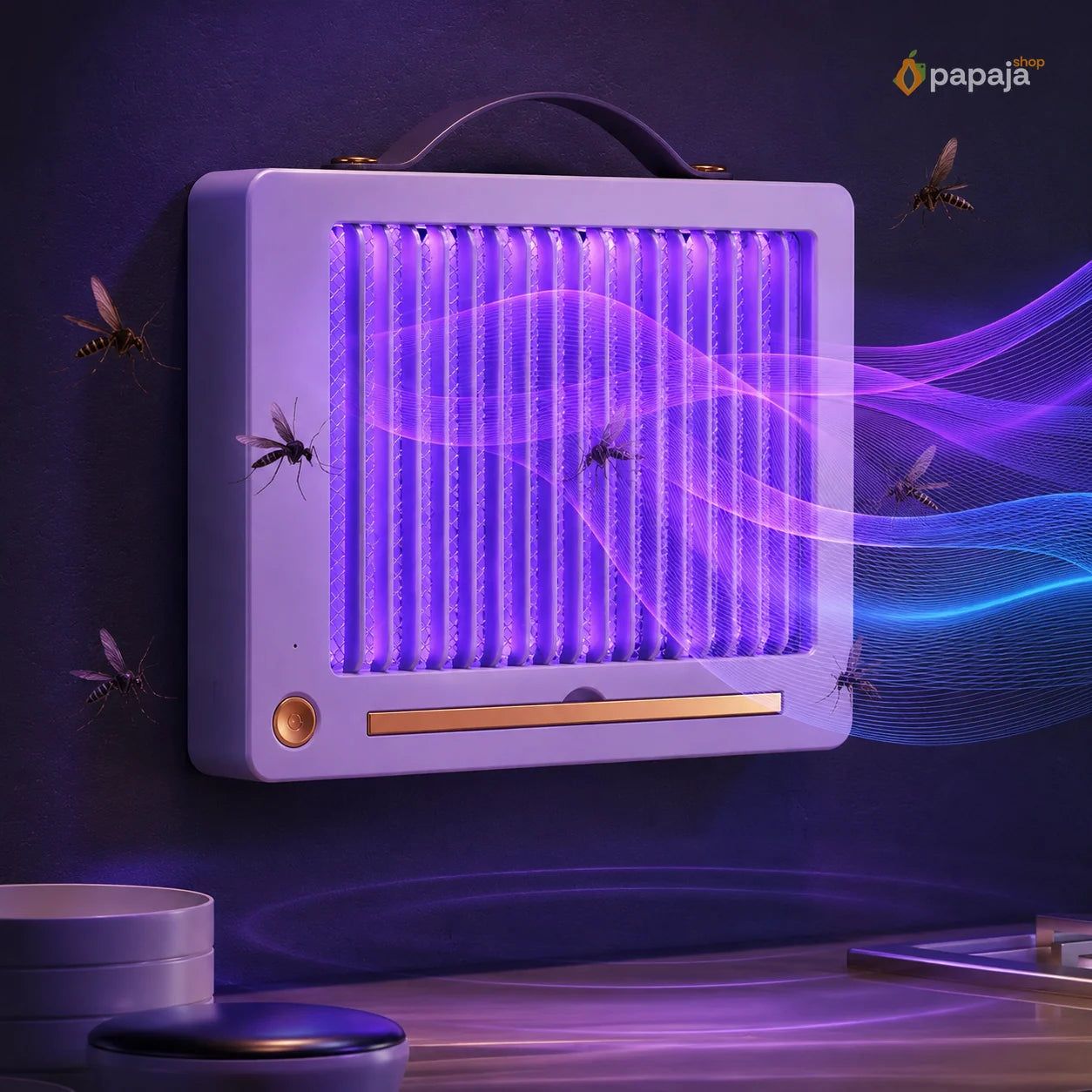 Lampa protiv komaraca sa UV svetlom i električnom mrežom | Papaja Shop