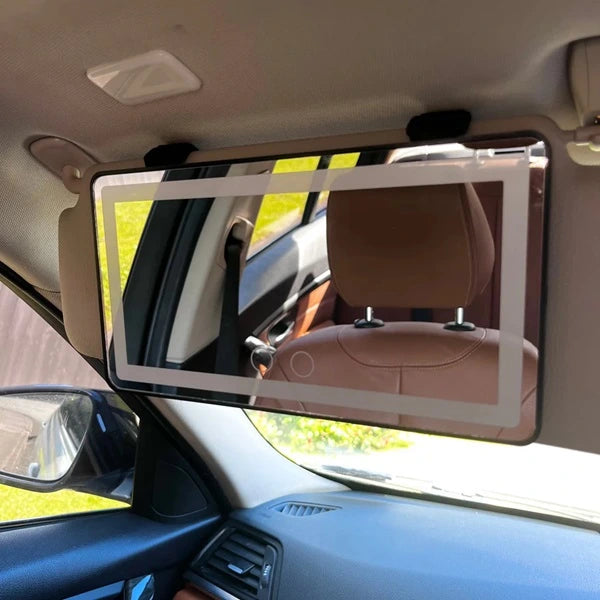 LED ogledalo za šminkanje u autu