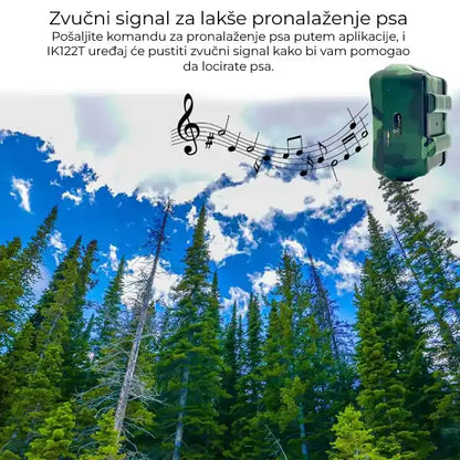 Lokator za lovačke pse - Tracker za pse IK122T 4G GPS