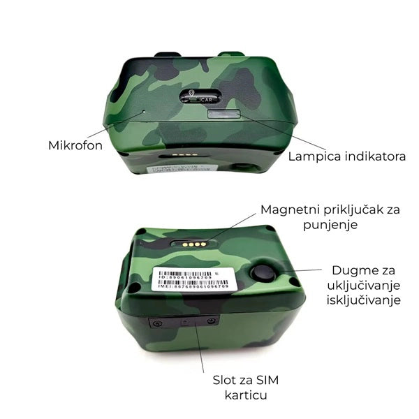 Lokator za lovačke pse - Tracker za pse IK122T 4G GPS
