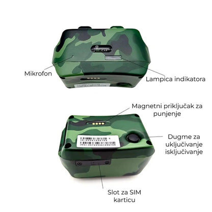Lokator za lovačke pse - Tracker za pse IK122T 4G GPS