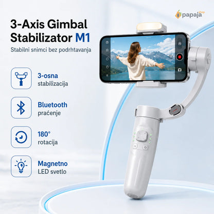 M1 3-Osni Gimbal Stabilizator za Telefon | Papaja Shop