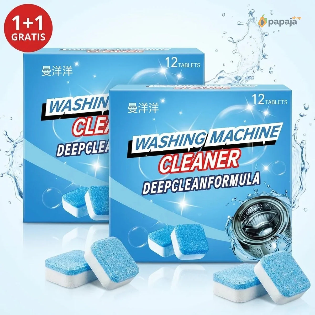 Machine Cleaner - Tablete za Čišćenje Veš Mašine 1+1 GRATIS | Papaja Shop