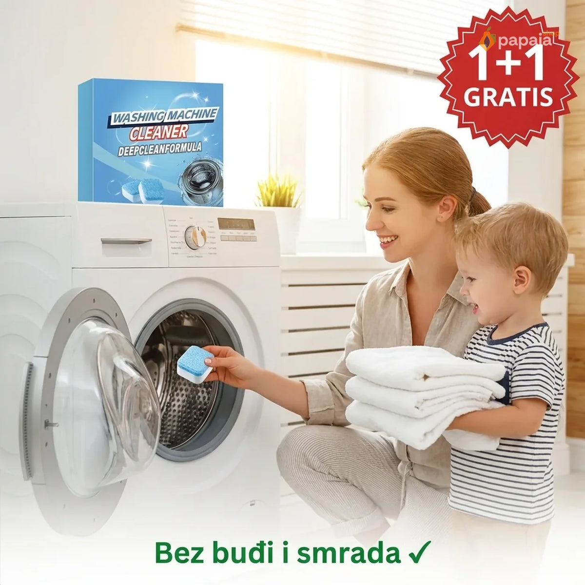 Machine Cleaner - Tablete za Čišćenje Veš Mašine 1+1 GRATIS | Papaja Shop
