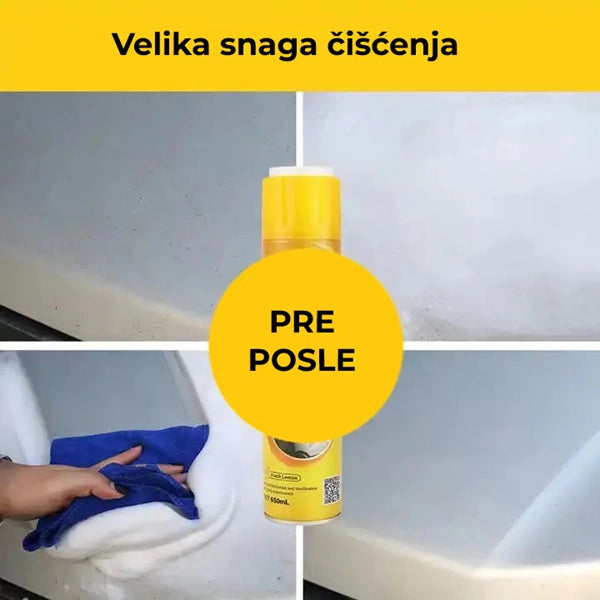 Magična pena za uklanjanje nečistoća u autu i kući