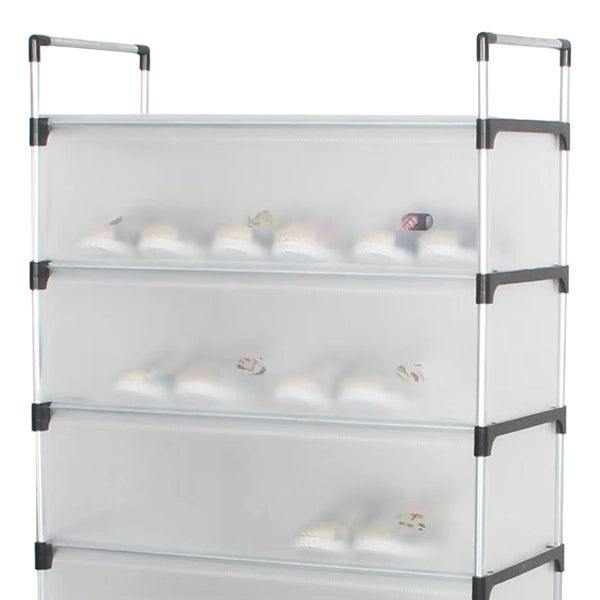 Metalna polica za cipele sa 6 pregrada