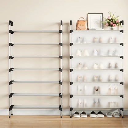 Metalna polica za cipele sa 6 pregrada