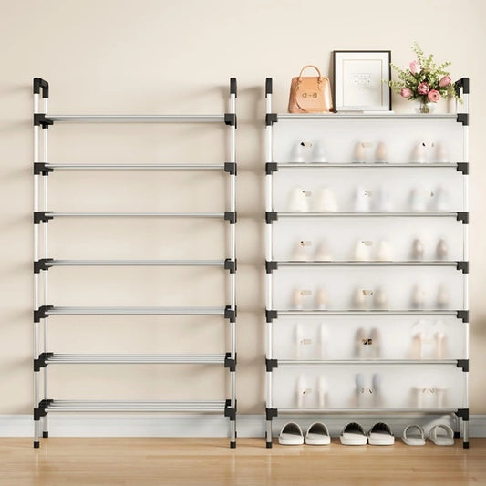 Metalna polica za cipele sa 6 pregrada