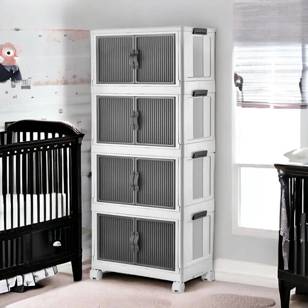 Modularna sklopiva komoda sa točkićima