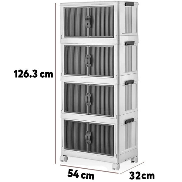 Modularna sklopiva komoda sa točkićima