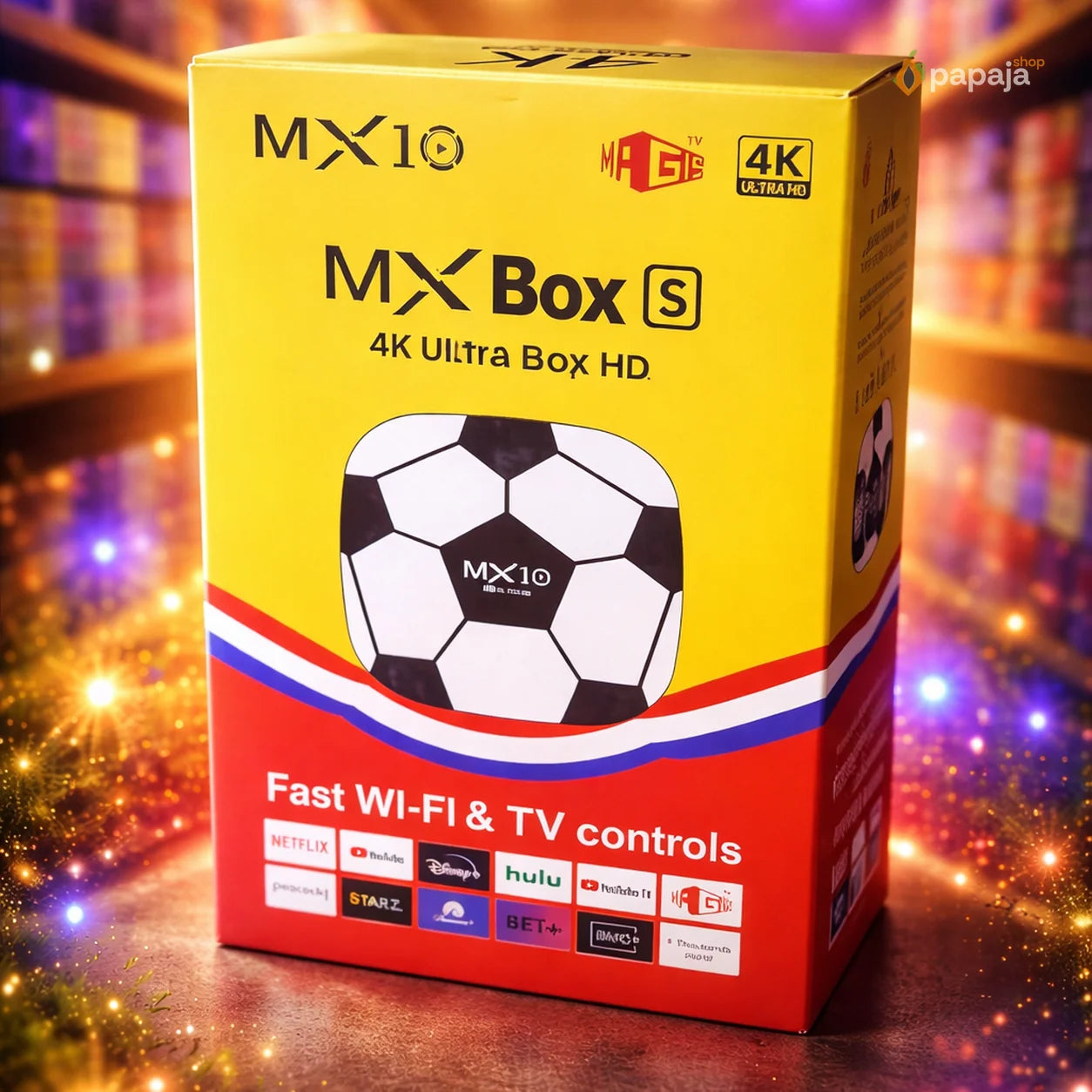 MX10 Android TV Box – Smart TV Transformator | Papaja Shop