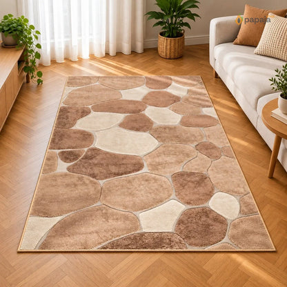 Reljefni tepih – Talasi, Ovali i Kamenčići | Papaja Shop