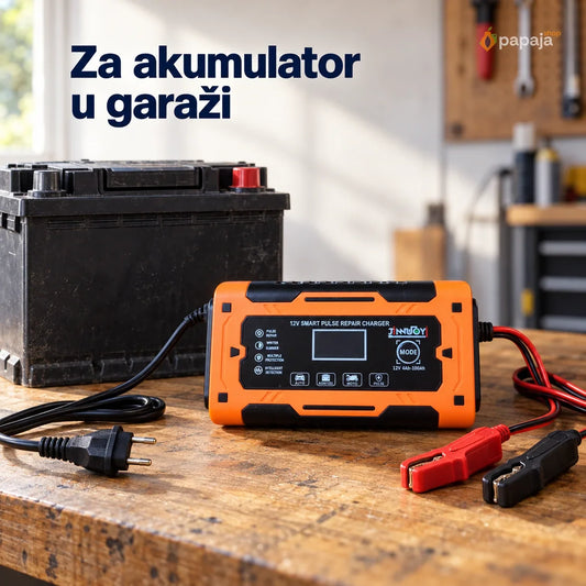 Pametni punjač akumulatora 12 V 6 A – NY-12-B | Papaja Shop