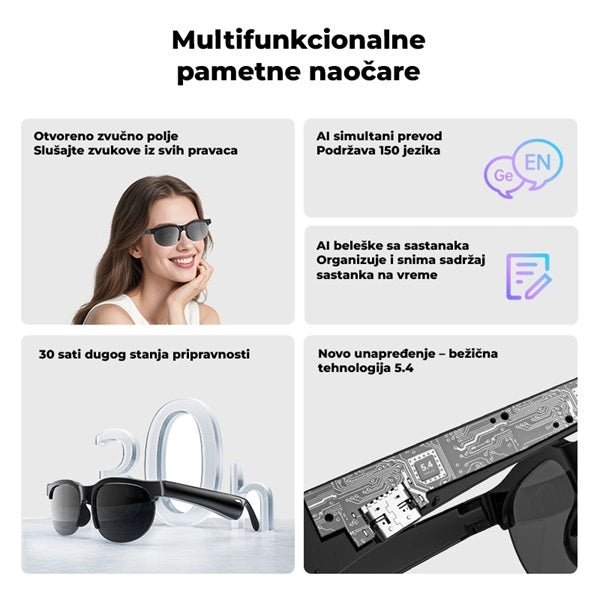 Pametne naočare sa ChatGPT - unisex