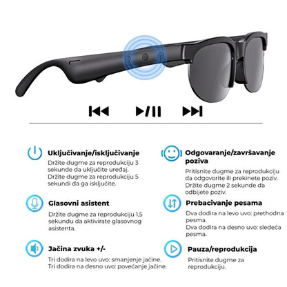 Pametne naočare sa ChatGPT - unisex