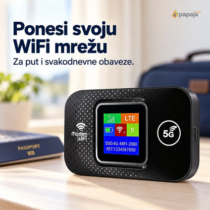 Prenosivi 4G LTE WiFi ruter za putovanje | Papaja