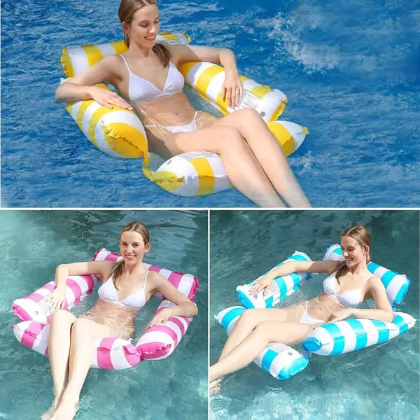 Plutajuća Stolica Za Plažu + Ručna Pumpa GRATIS