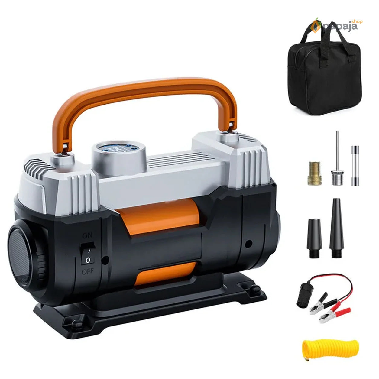 Prenosni Kompresor za Gume 12V | Papaja Shop