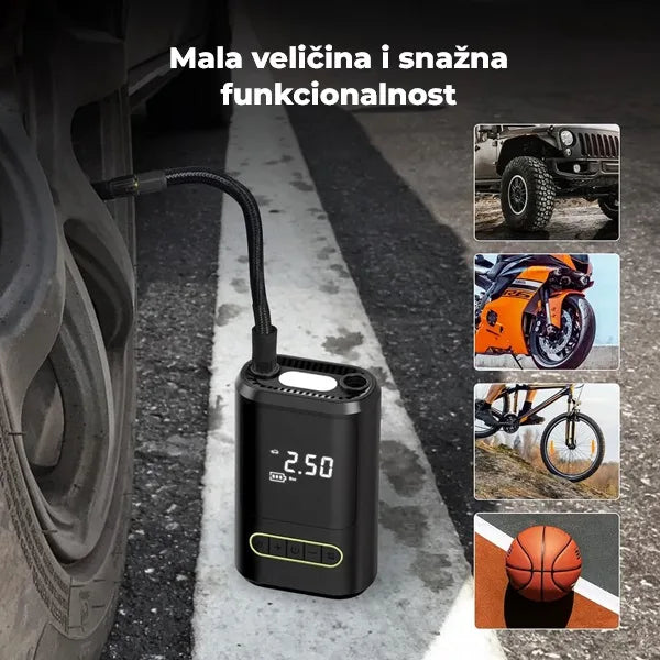 Pumpa-kompresor za naduvavanje auto guma