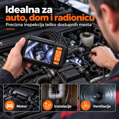 Inspekcijska Endoskopska Kamera sa Ekranom