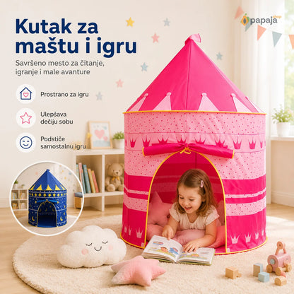 Šator za decu: Plavi i Crveni | Papaja Shop