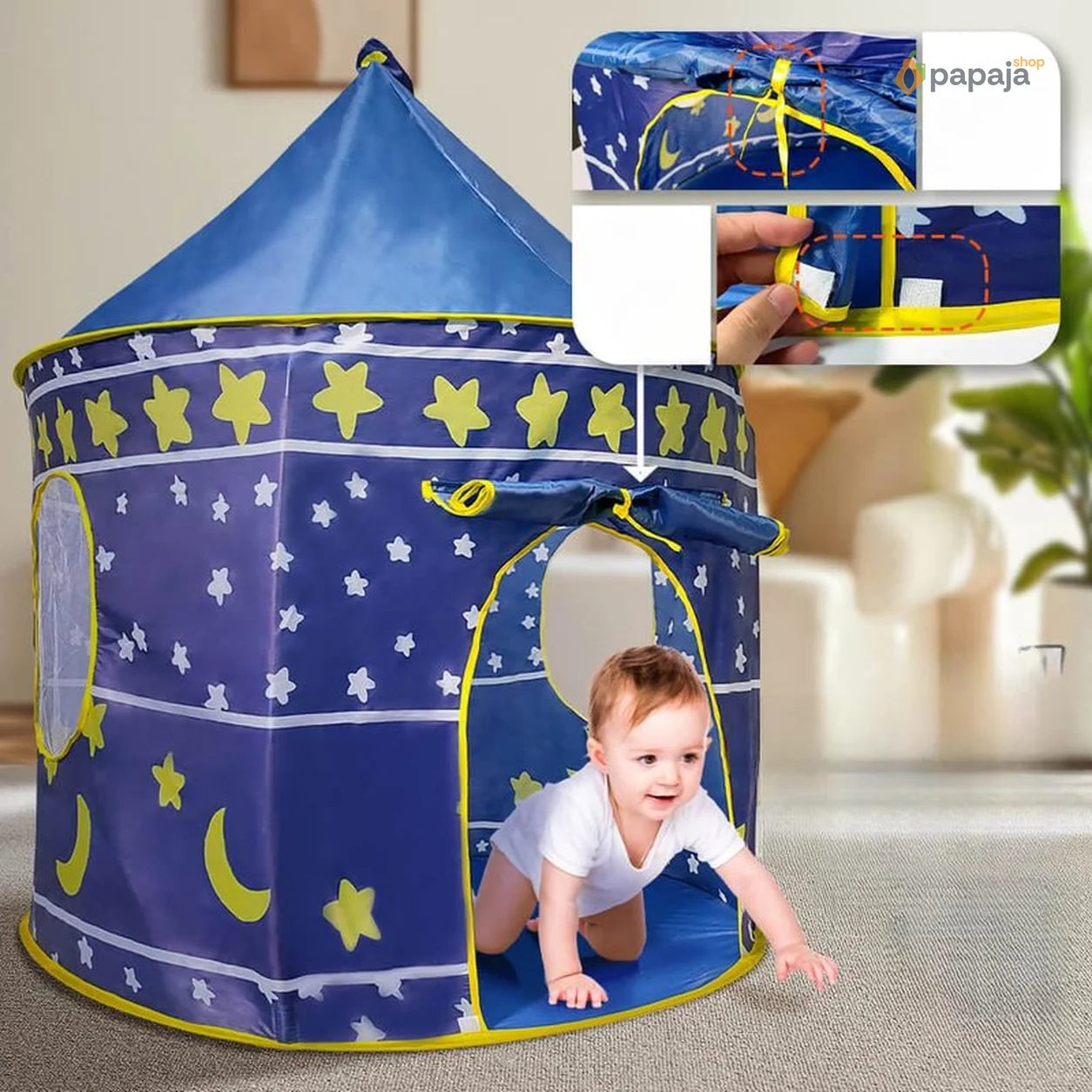 Šator za decu: Plavi i Crveni | Papaja Shop
