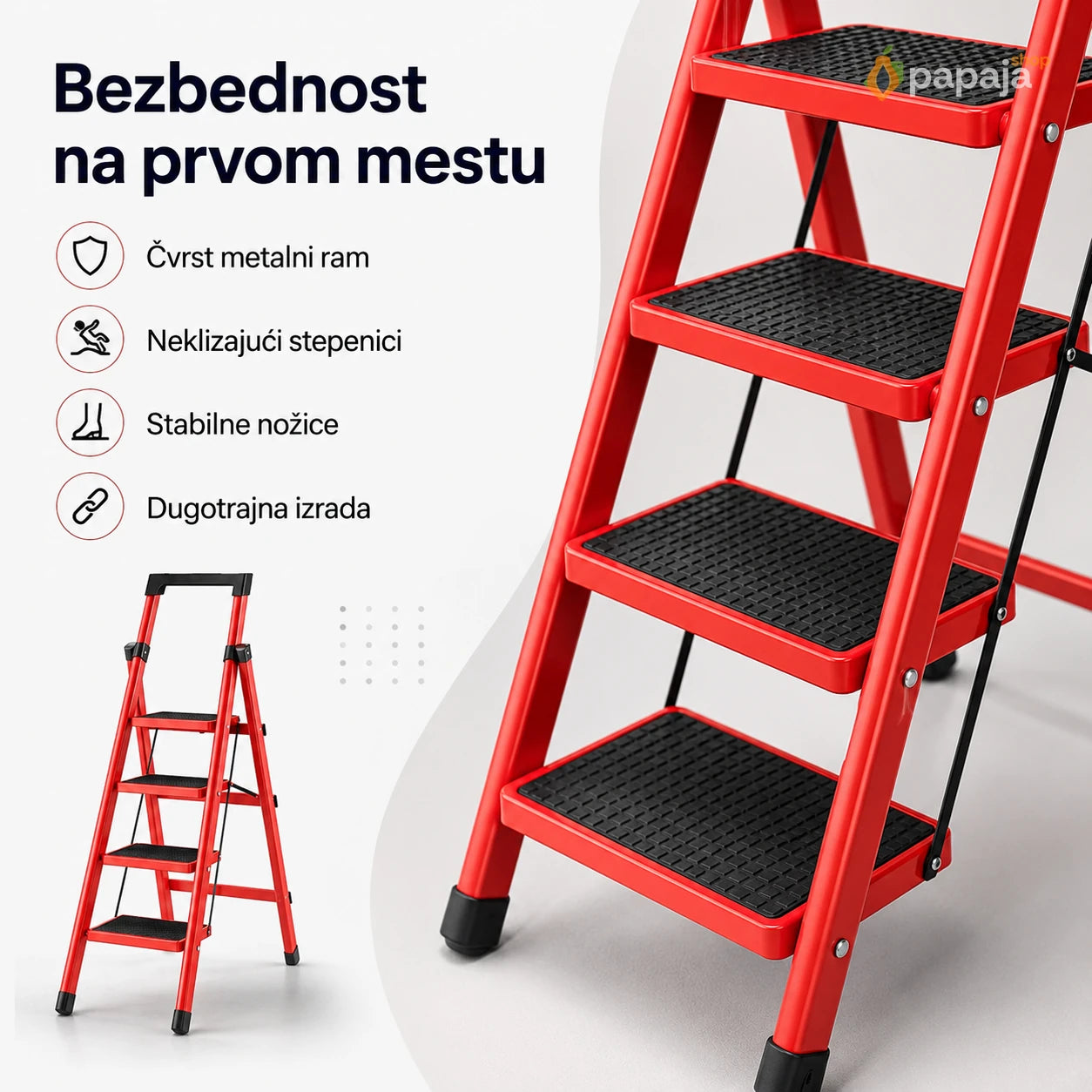 Sklopive merdevine – bezbednost na prvom mestu
