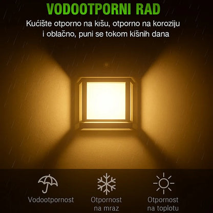 Solarna lampa sa Edison sijalicom za dvorište