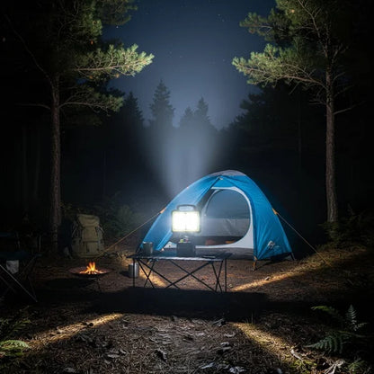 Solarni LED Reflektor lampa - žuto i belo svetlo 200w