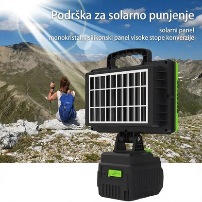 Solarni LED Reflektor lampa - žuto i belo svetlo 200w