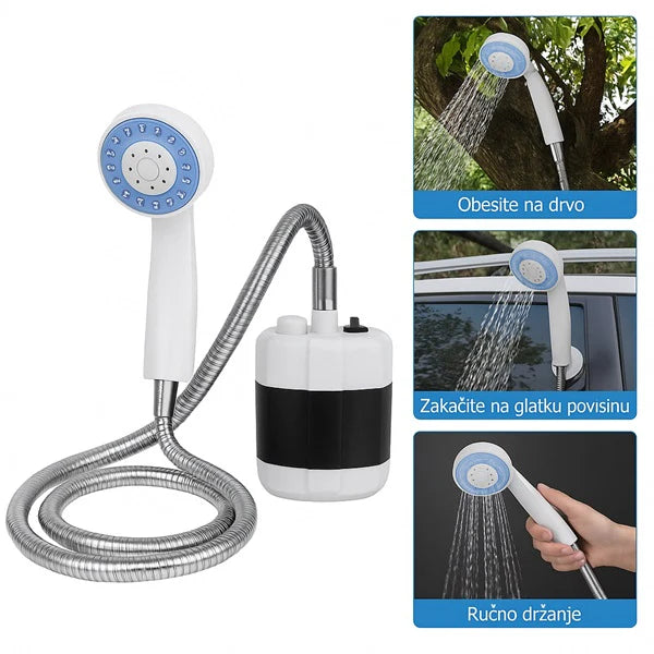 Tuš za kupanje na otvorenom - USB punjivi tuš