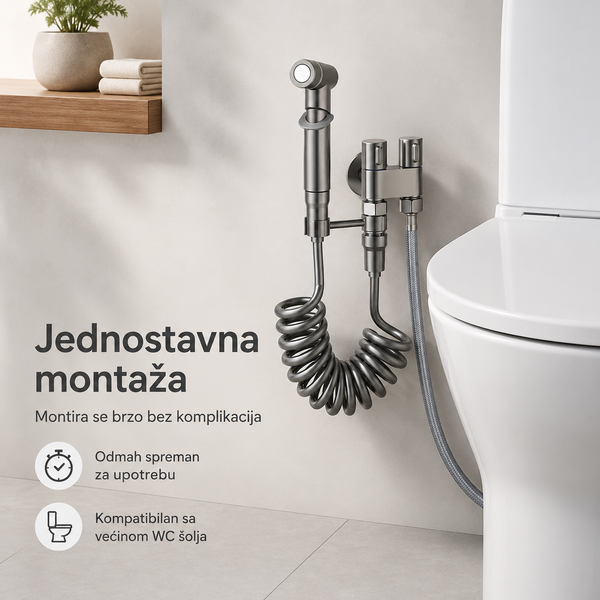 Higijenski tuš za WC šolju