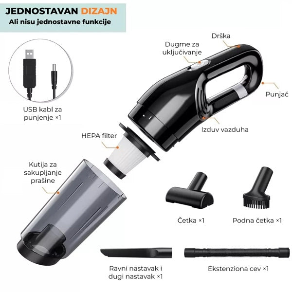 Usisivač za auto i kuću