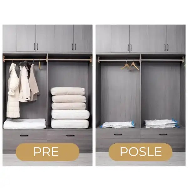 Paket vakum kesa za odeću (8 komada dimenzija 80*110)