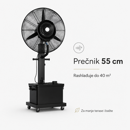 Ventilator sa vodenom maglom — Prečnik 55 cm