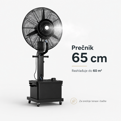 Ventilator sa vodenom maglom — Prečnik 65 cm