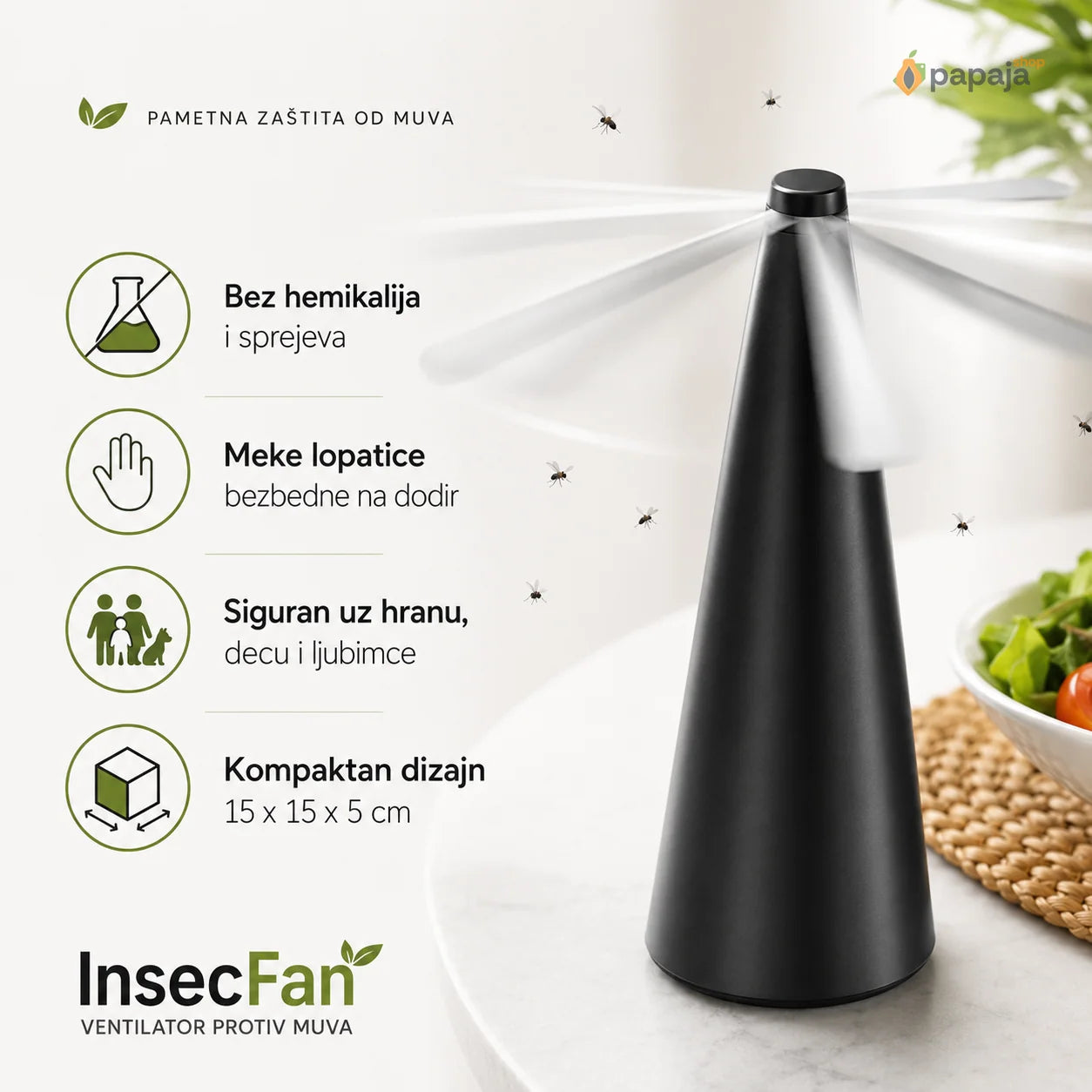 Ventilator Protiv Muva InsecFan | Papaja Shop