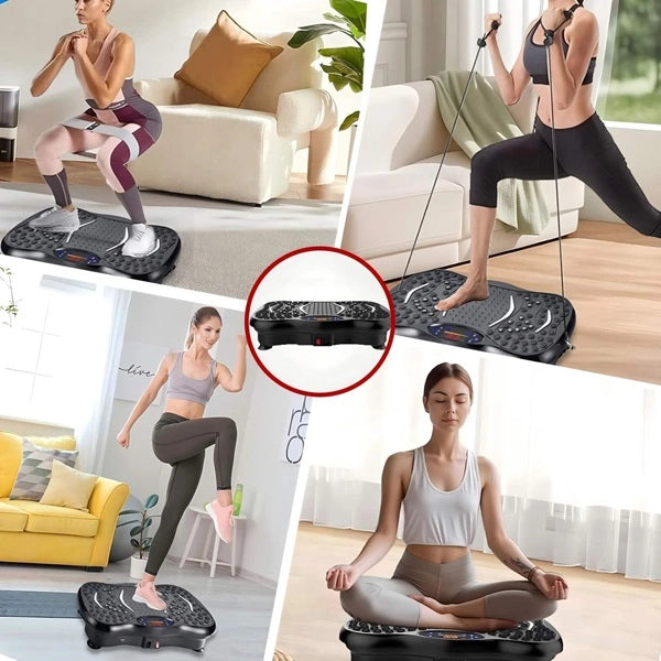 Vibraciona ploča za fitnes i masažu + 5 traka za vežbanje GRATIS