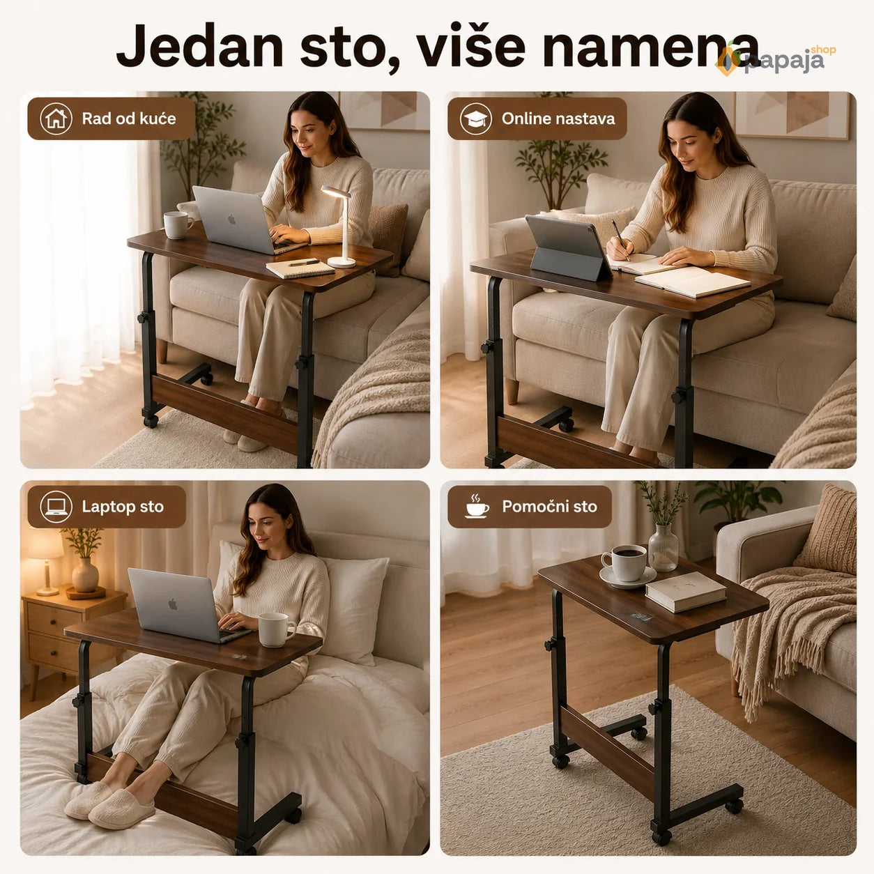 Višenamenski Sto za Računar i Laptop | Papaja Shop