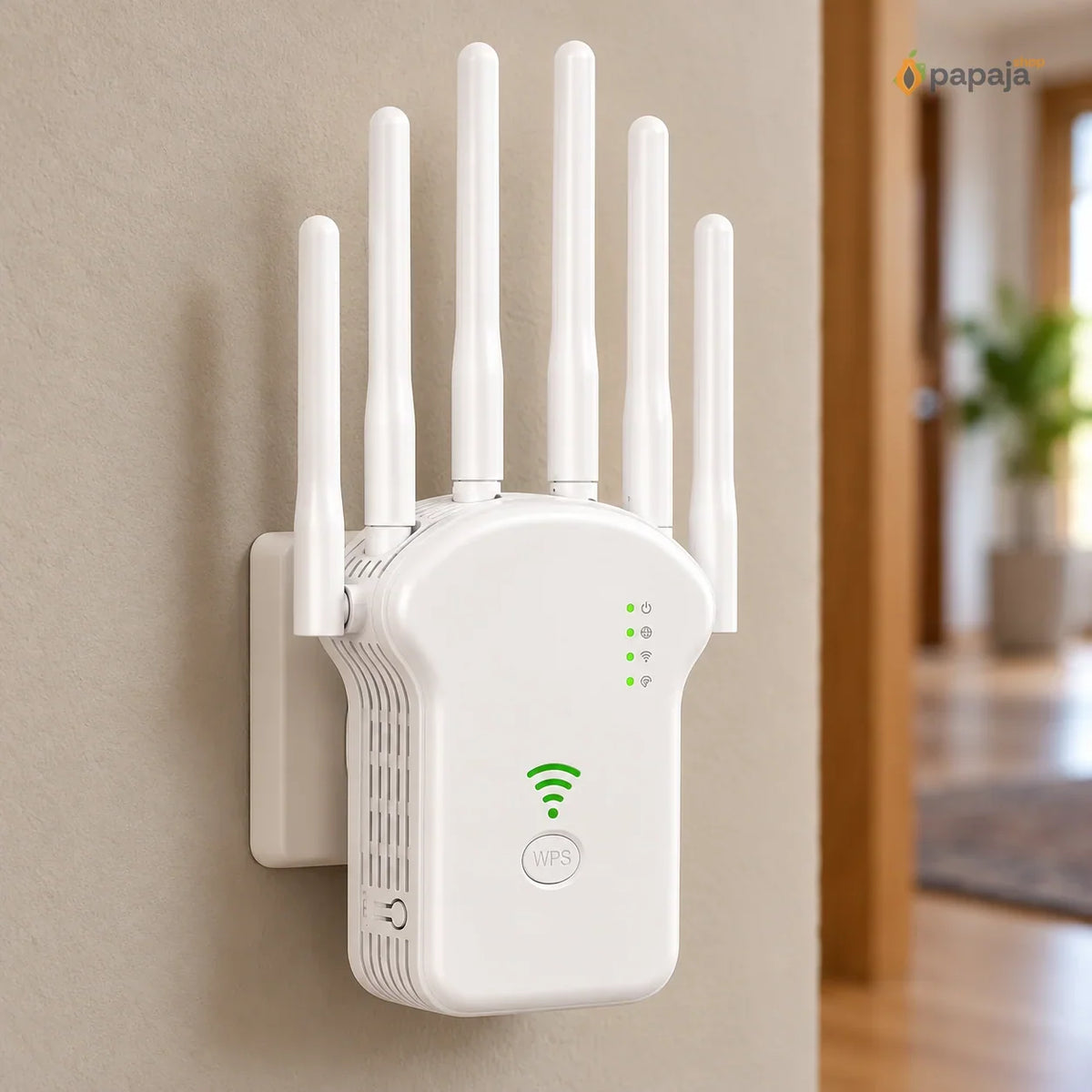WiFi pojačivač signala 1200 Mbps — Dual Band, 6 antena | Papaja Shop