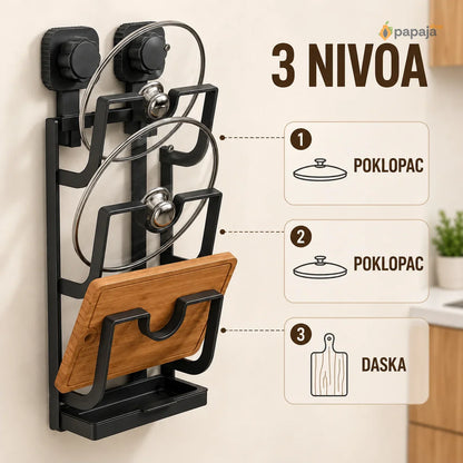 Zidni organizator za daske i poklopce | Papaja Shop