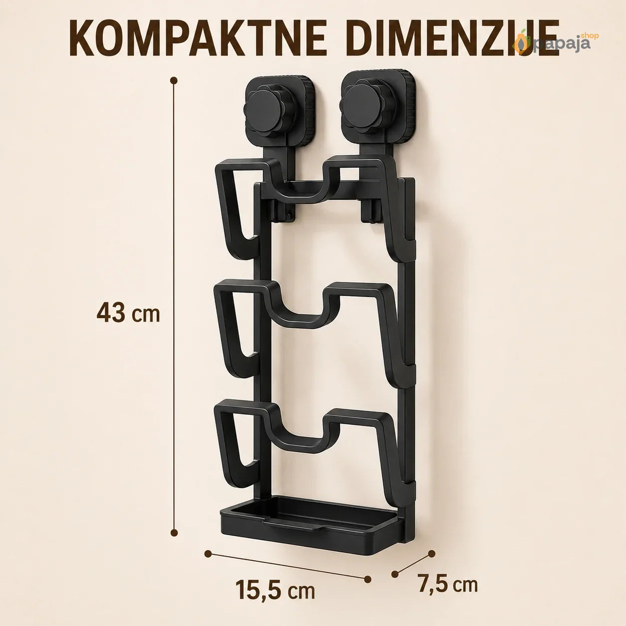 Zidni organizator za daske i poklopce | Papaja Shop